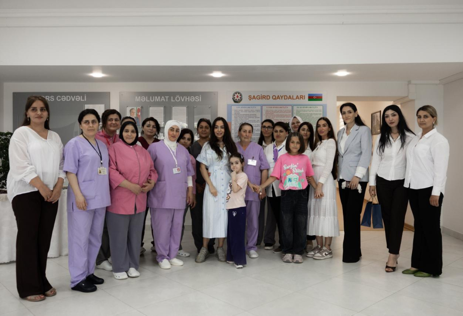Leyla Əliyeva və Arzu Əliyeva Lənkəranda uşaq evini ziyarət ediblər