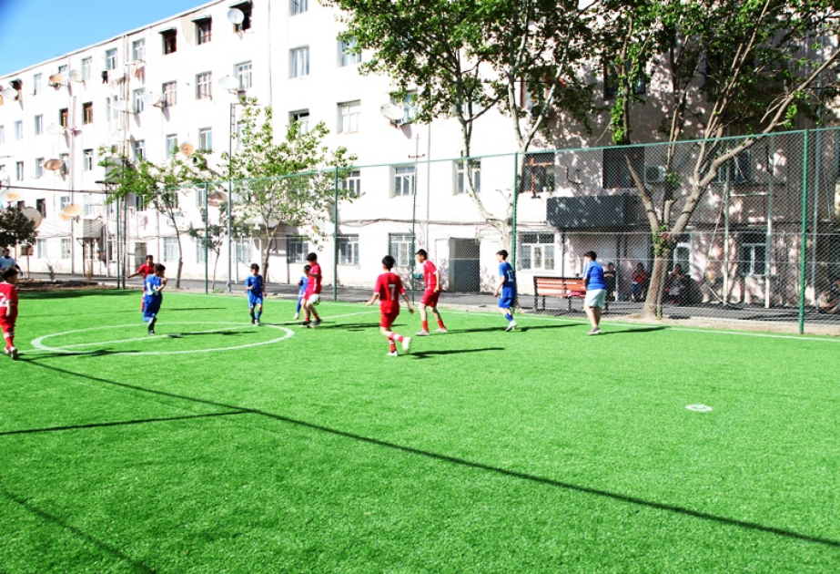Tovuzda iki yeni mini meydança istifadəyə verilib