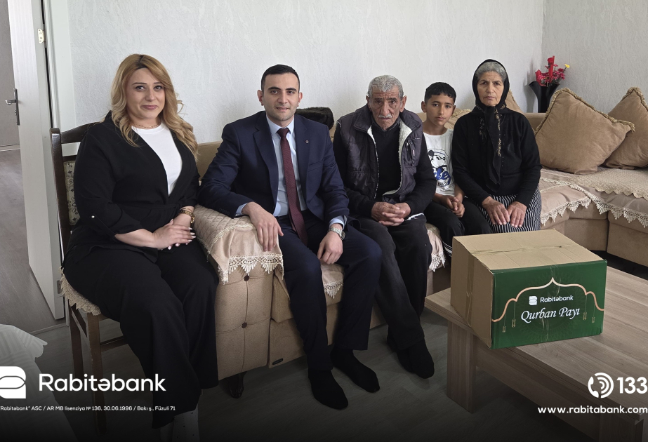 ®  “Rabitəbank” Qurban bayramında Qarabağda yaşayan şəhid və qazi ailələrini ziyarət edib