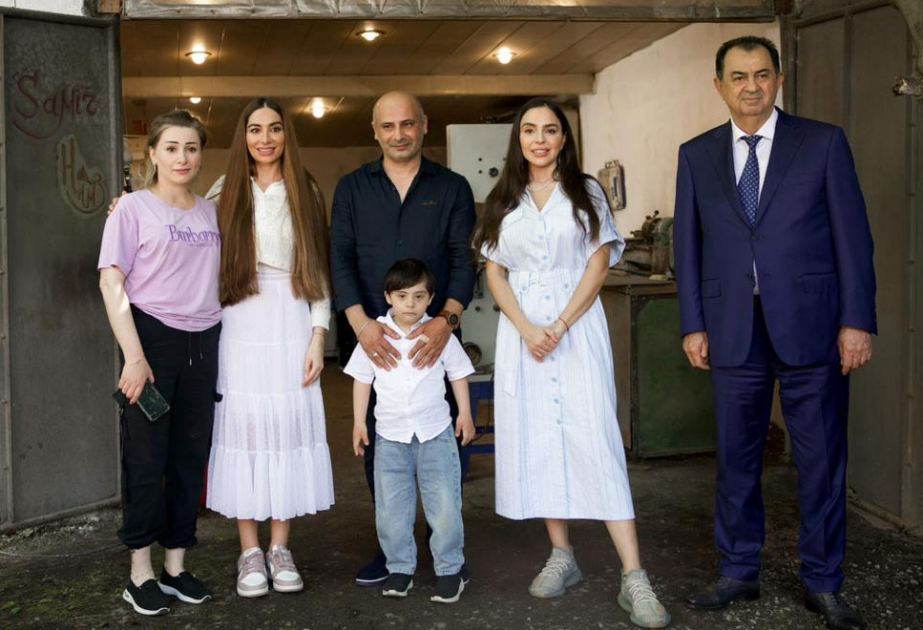 Leyla Aliyeva and Arzu Aliyeva explore creative work of local craftsman during Lankaran visit