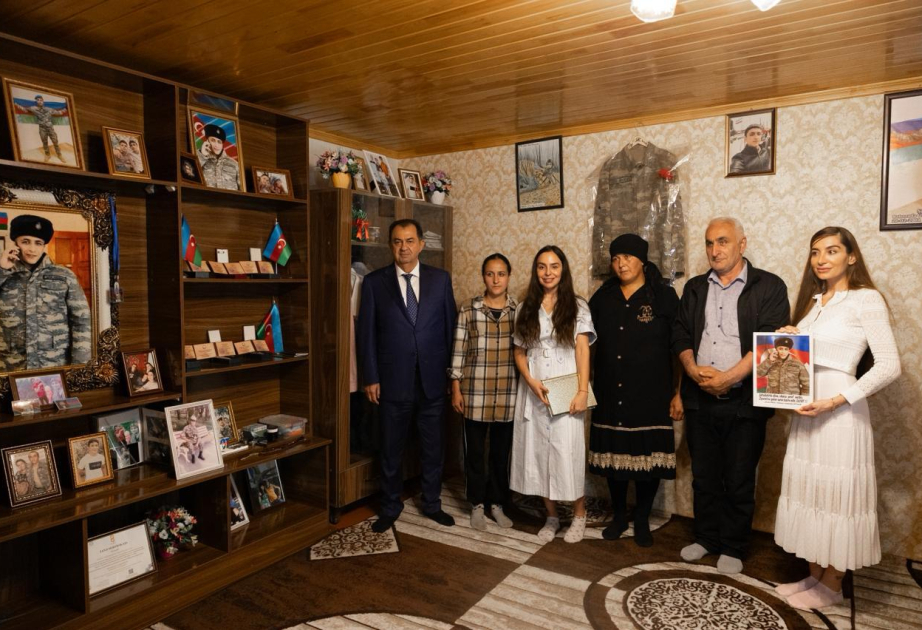 Leyla Aliyeva and Arzu Aliyeva visit family of Patriotic War martyr in Lankaran