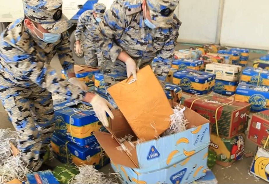 DGK: “Qarpız” yükündə 110 kiloqramdan artıq narkotik vasitə aşkarlanıb