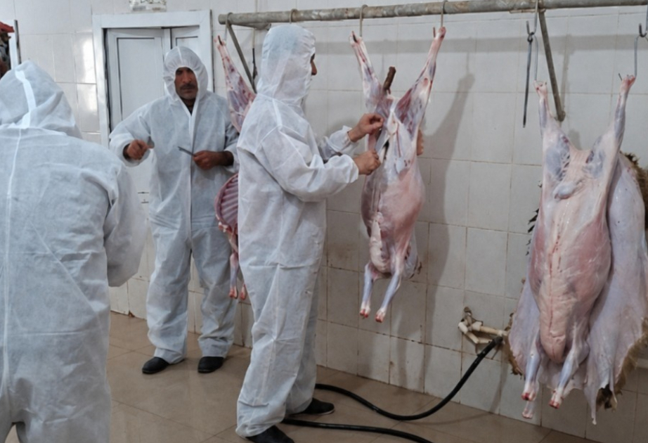 Ağdamda şəhid ailələrinə və aztəminatlı şəxslərə qurban payları verilib