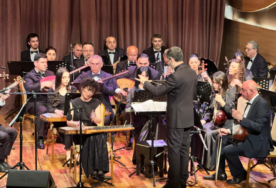 Səid Rüstəmov adına Xalq Çalğı Alətləri Orkestrinin konserti olub