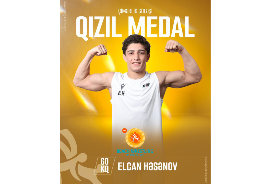 Çimərlik güləşi üzrə Azərbaycan millisi 4 medalla Avropa çempionu olub