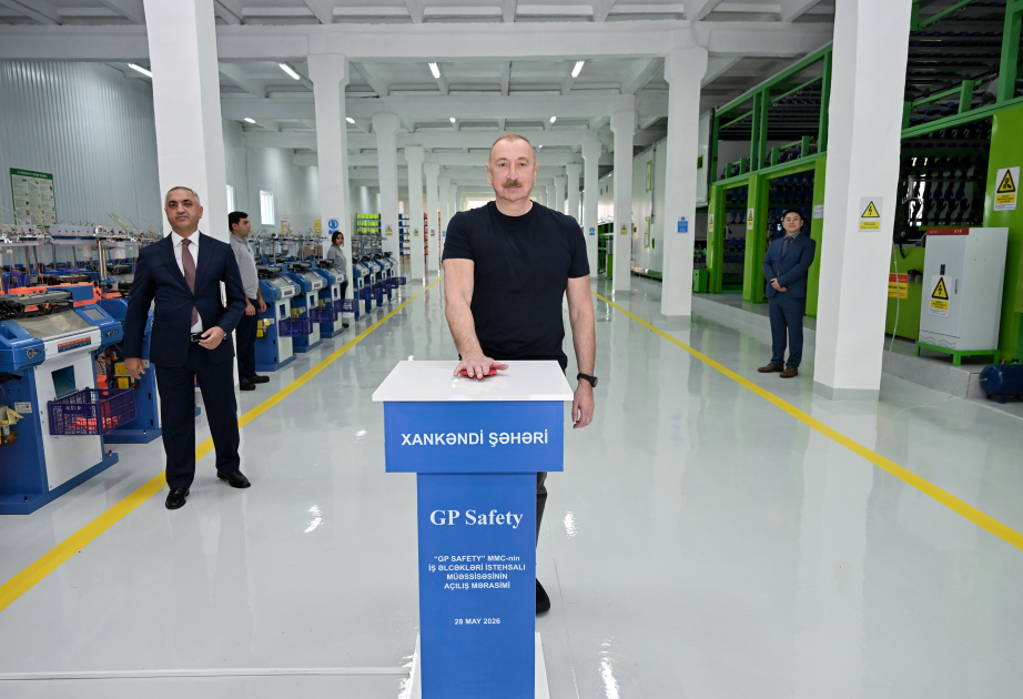 Xankəndidə iş əlcəkləri istehsalı müəssisəsinin açılışı olub