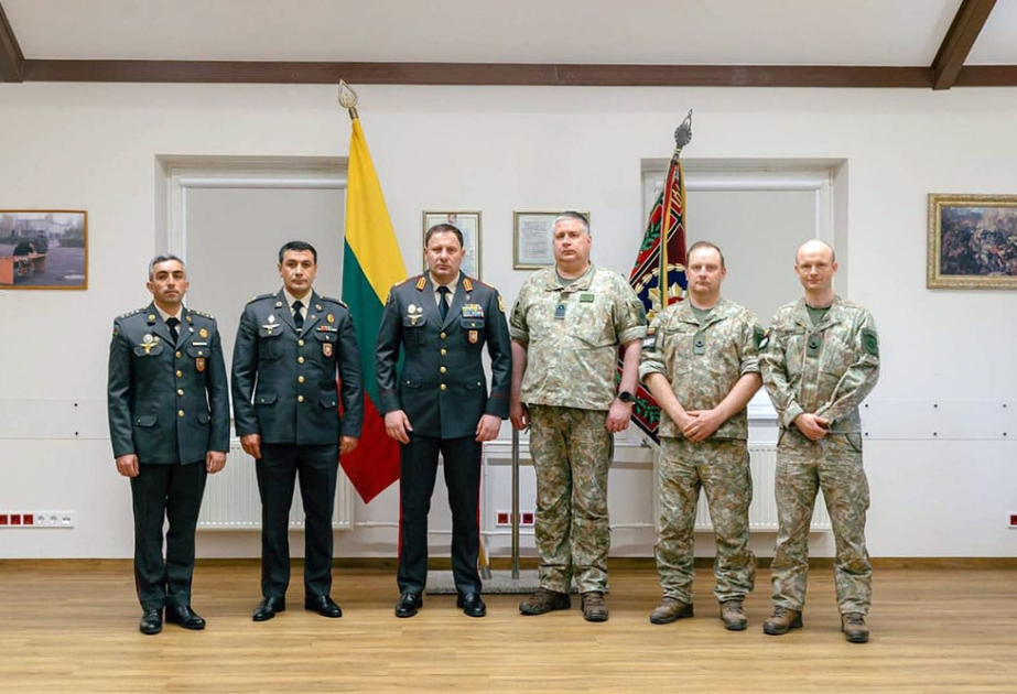 Müdafiə Nazirliyinin Hərbi Polis İdarəsinin nümayəndə heyəti Litvaya səfər edib