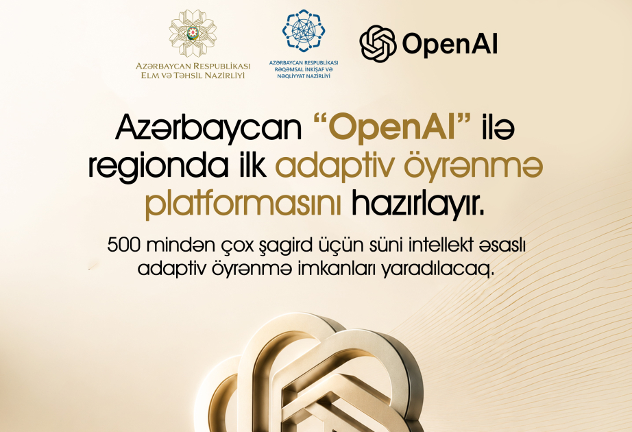 Nazirlik: 500 mindən çox şagird üçün süni intellekt əsaslı adaptiv öyrənmə imkanlarının yaradılması nəzərdə tutulur