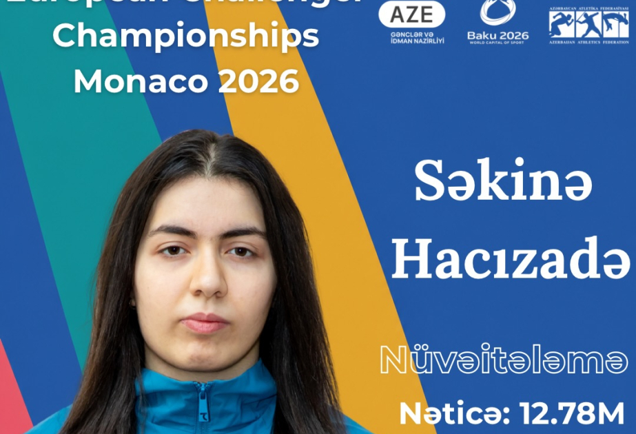 Azərbaycan atleti Avropanın Kiçik Ölkələrinin Çempionatında bürünc medal qazanıb