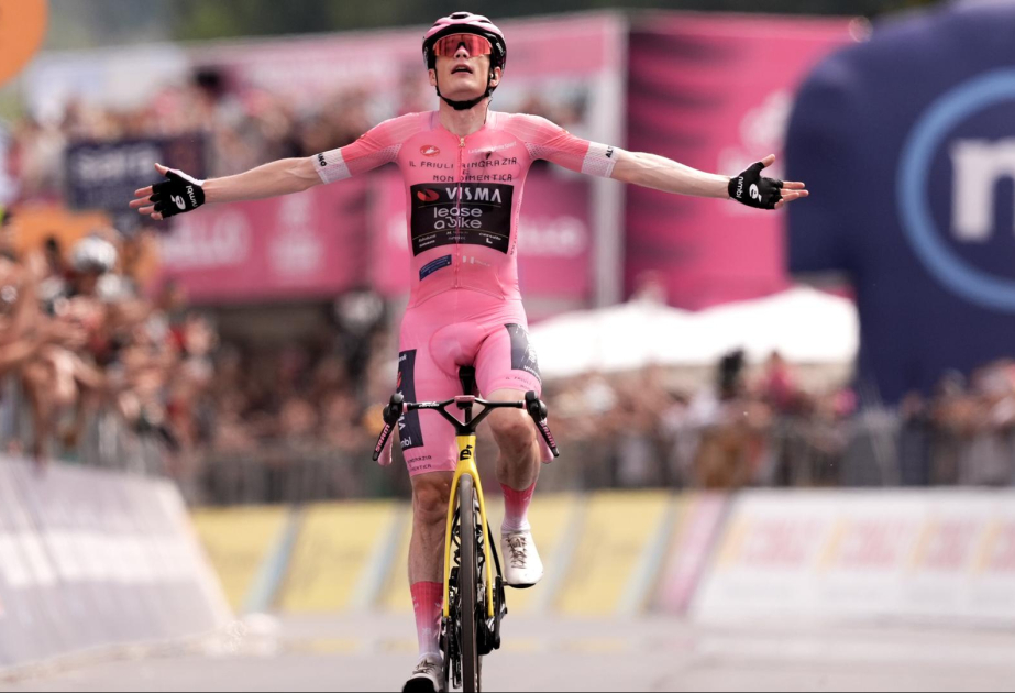 Italien-Rundfahrt: Jonas Vingegaard gewinnt vorletzte Giro-Etappe und steht vor Gesamtsieg