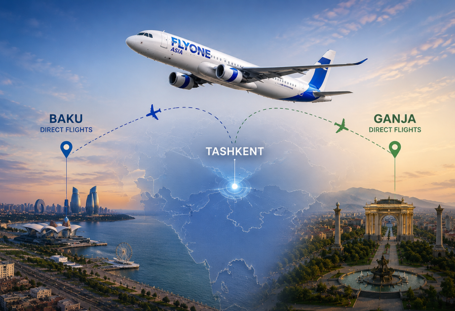 “FLYONE Asia” Bakı və Gəncə hava limanlarına müntəzəm uçuşlara başlayıb