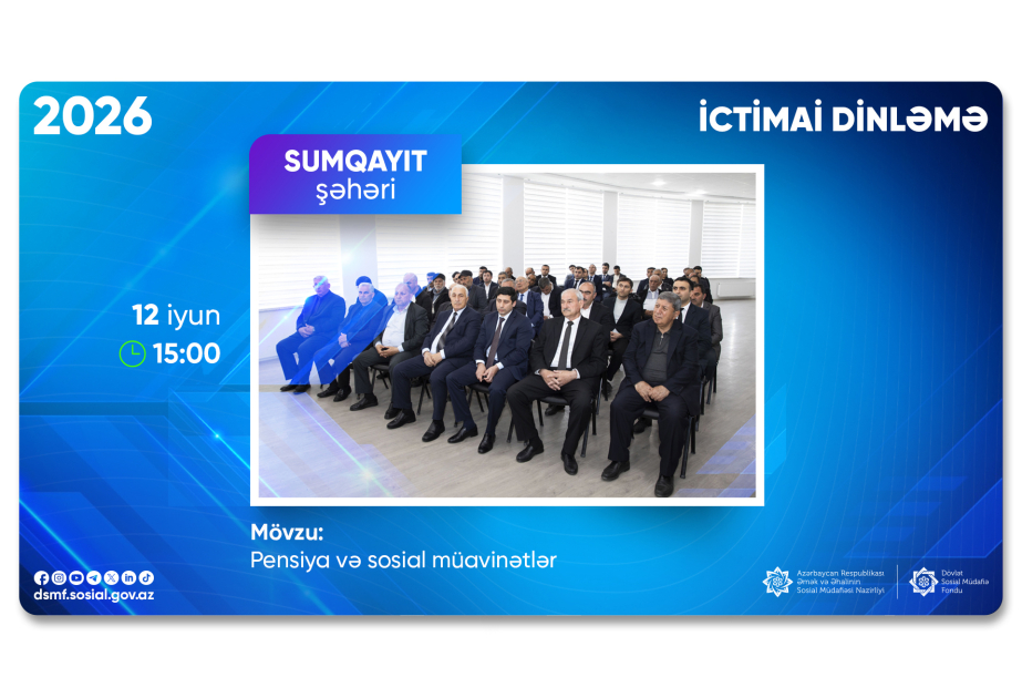 DSMF Sumqayıtda ictimai dinləmə təşkil edəcək