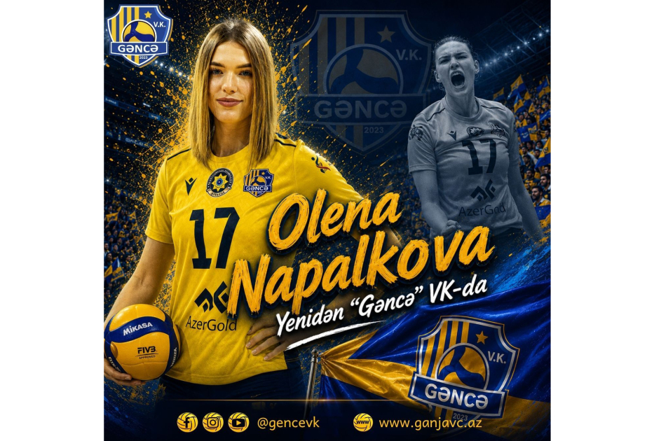 “Gəncə” ukraynalı sabiq voleybolçusunu geri qaytarıb