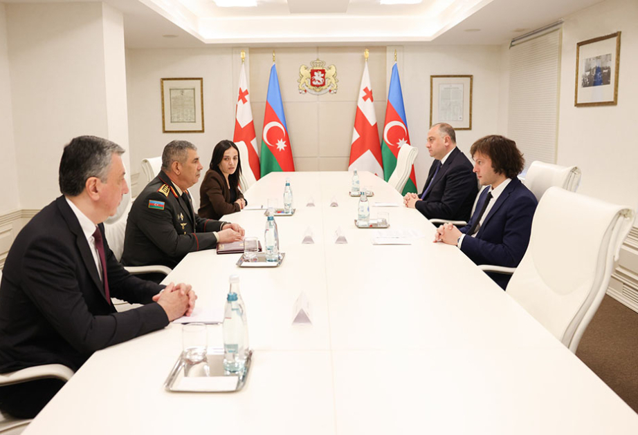 Azerbaijan`s Defense Minister visits Georgia