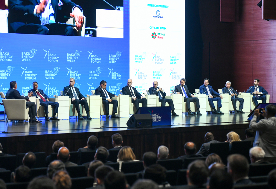 Baku Energy Forum, a leading strategic platform for energy dialogue within Baku Energy Week, commences at Baku Convention Centre