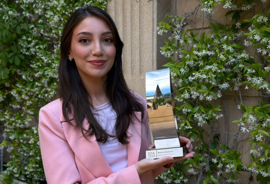 Azərbaycanlı dizayner “International Design Awards” mükafatına layiq görülüb