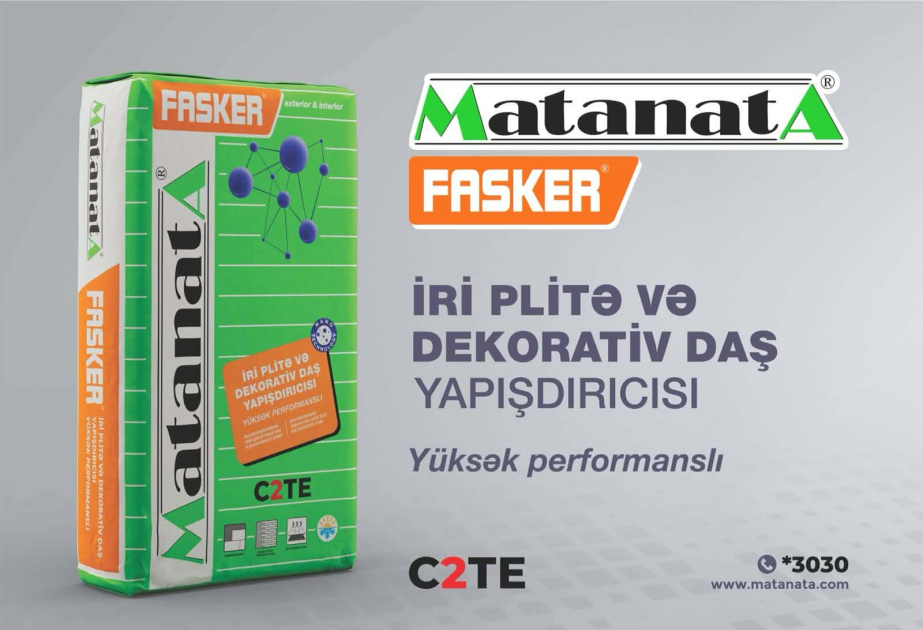 ® Artıq iri plitələr qopmayacaq!