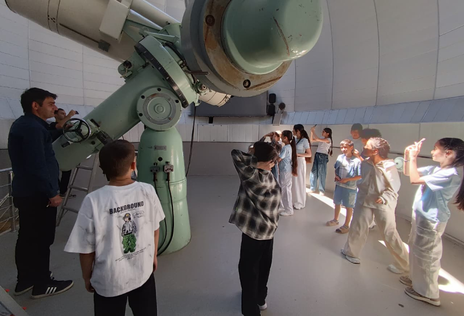 Şəhid və qazi övladları Şamaxı Astrofizika Rəsədxanasının qonağı olublar