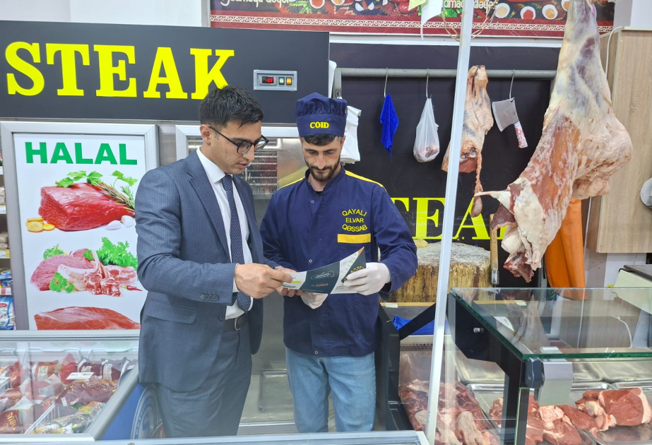 Qusar və Xaçmaz rayonlarında ət kəsimi məntəqələrində məlumatlandırma aksiyaları təşkil edilib