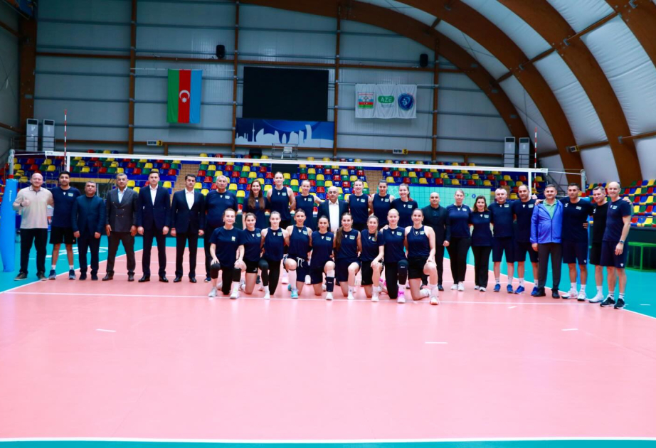 Azərbaycan Voleybol Federasiyasının rəhbərliyi milli komandanın Avropa Liqasına hazırlığı ilə tanış olub