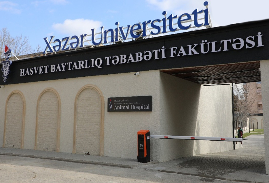 Xəzər Universitetinin HASVET Baytarlıq təbabəti fakültəsinin yeni binası və klinikası açılır