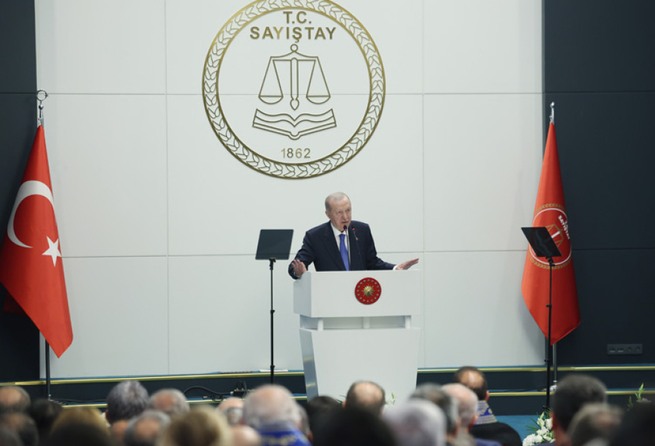 Rəcəb Tayyib Ərdoğan Türk Dövlətlərinin Ali Audit Qurumları Birliyinin missiyasını salamlayıb