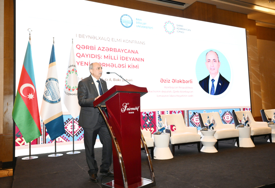 Əziz Ələkbərli: "Qayıdış Konsepsiyası" beynəlxalq hüququn norma və prinsiplərinə əsaslanır