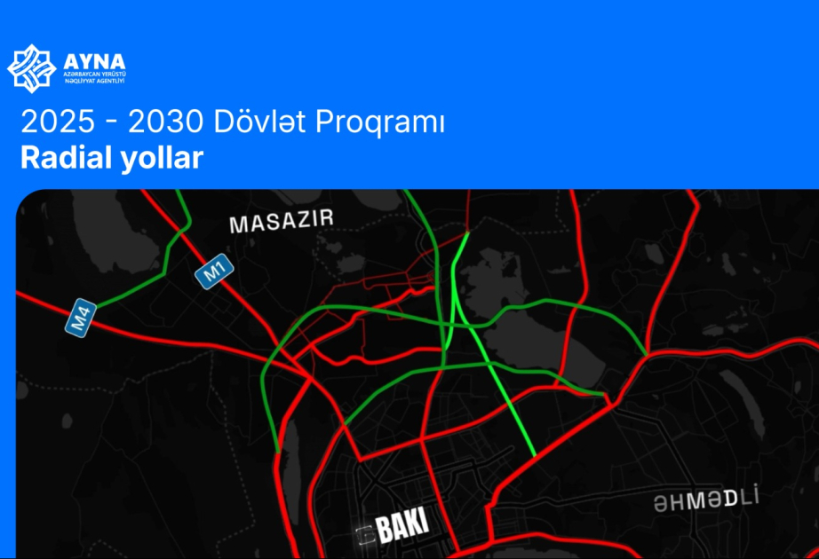 Mehdiabad–Baksol–Ziya Bünyadov avtomobil yolu inşa olunacaq VİDEO