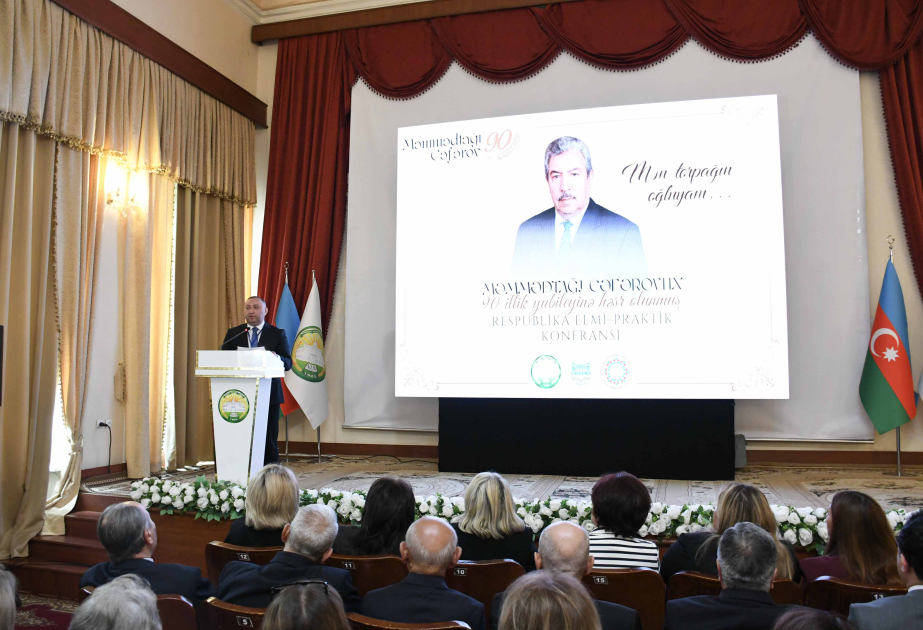 Akademik Məmmədtağı Cəfərovun 90 illiyinə həsr olunmuş Respublika konfransı