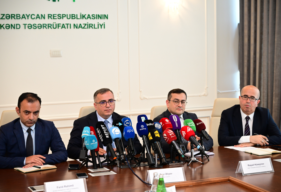 Zaur Əliyev: İnnovativ həllərin tətbiqi kənd təsərrüfatında məhsuldarlığın artırılması baxımından mühümdür