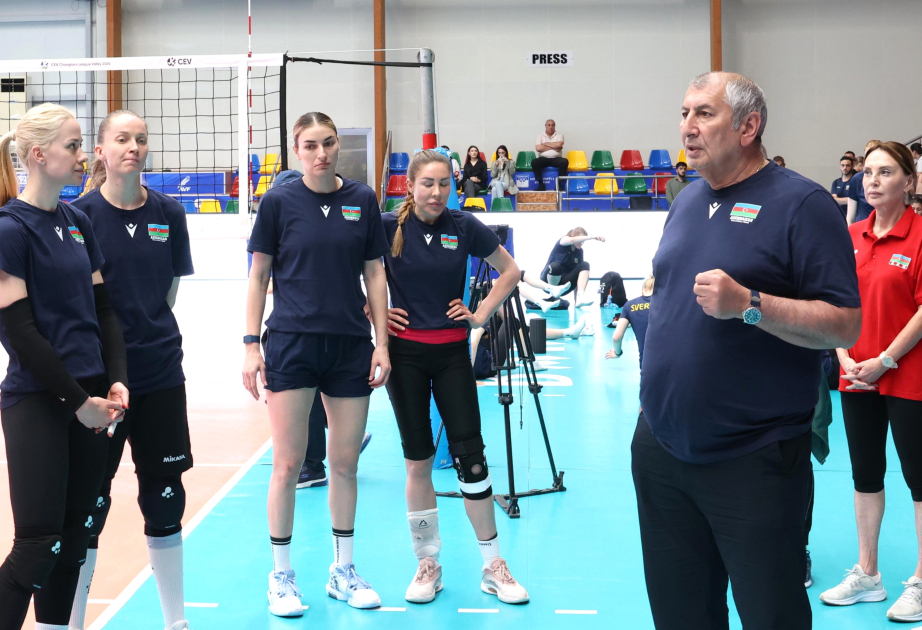 Qadın voleybolçulardan ibarət Azərbaycan millisi Avropa Liqasına hazırdır VİDEO