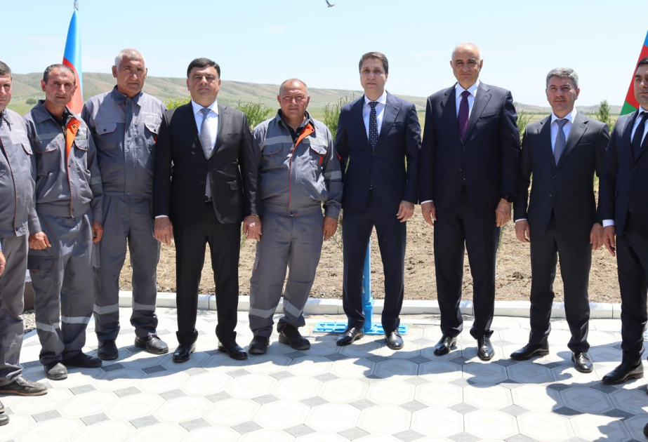 Ağstafa rayonu Köçvəlili kəndi fasiləsiz içməli su ilə təmin edilib