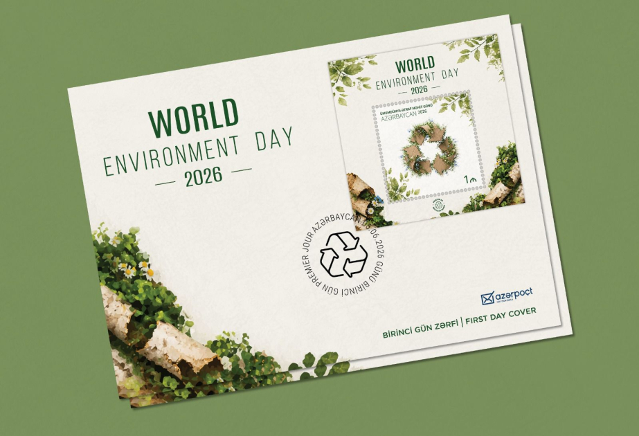 Azerpost issues postage stamp to mark World Environment Day
