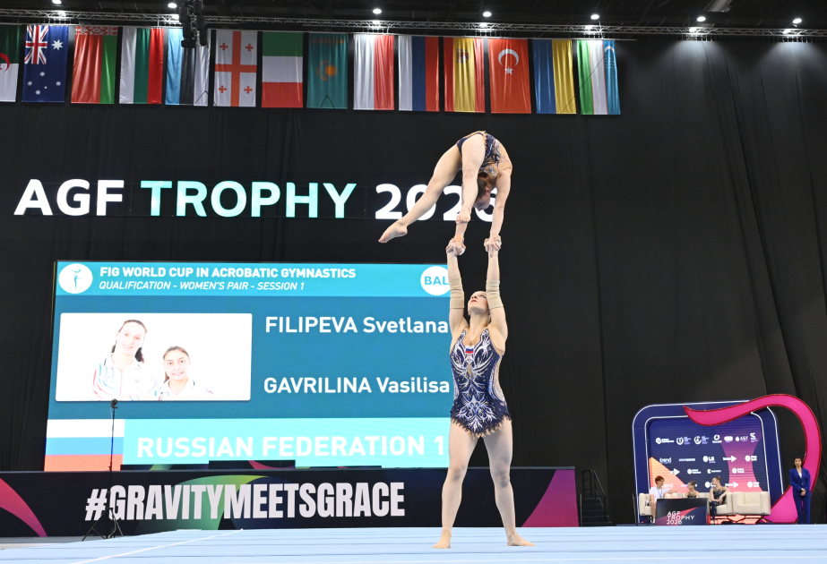 Bakou accueille la Coupe du monde de gymnastique aérobic et acrobatique