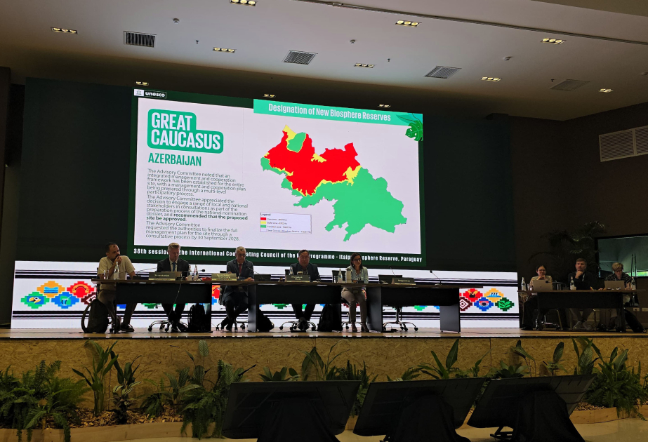 La «Reserva de la Biosfera del Gran Cáucaso» de Azerbaiyán se inscribe en la Red Mundial de Reservas de la Biosfera de la UNESCO