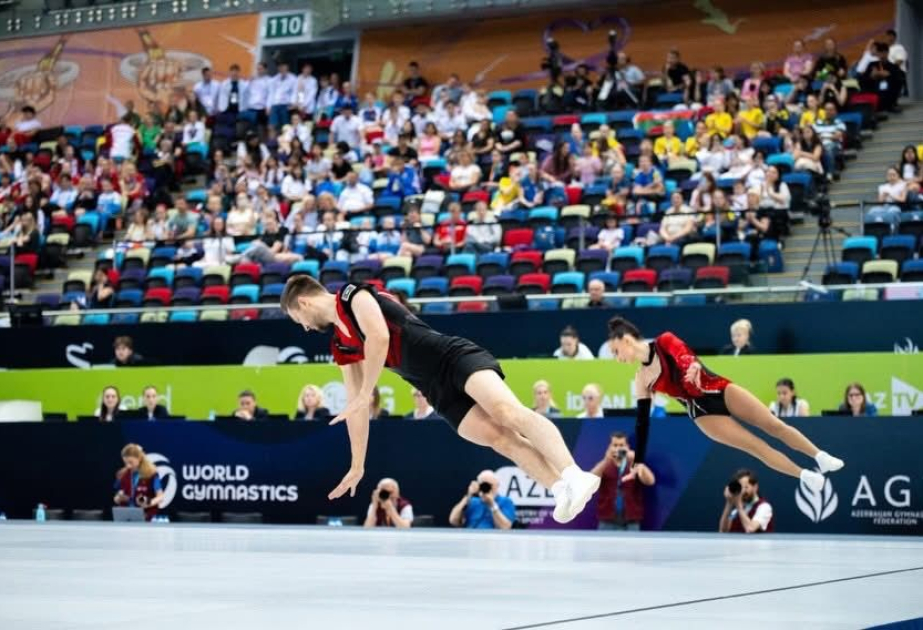 Bakıda keçirilən akrobatika və aerobika gimnastikası üzrə Dünya Kubokunda mükafatçılar bəlli olacaq