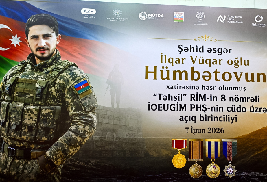 Şəhid İlqar Hümbətovun xatirəsinə həsr olunmuş cüdo turniri start götürüb VİDEO