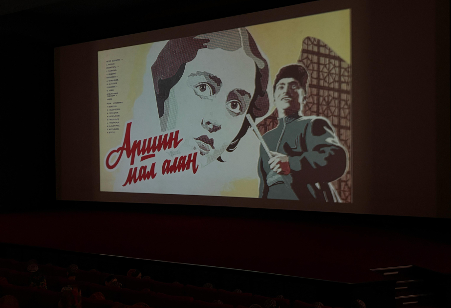 Türkmənistanda “Arşın mal alan” tammetrajlı bədii filminin nümayişi olub