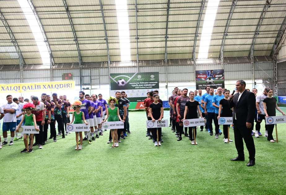 AHİK-in təşkilatçılığı ilə “Sağlam həmkar” minifutbol turnirinə start verilib