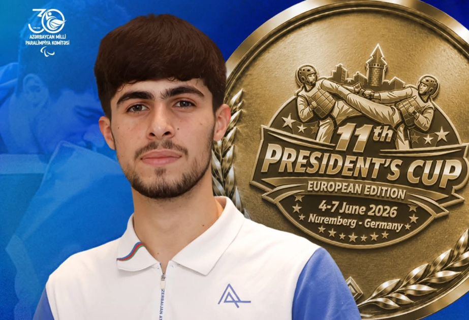 Azerbaijani para-taekwondo athlete wins another gold in Germany