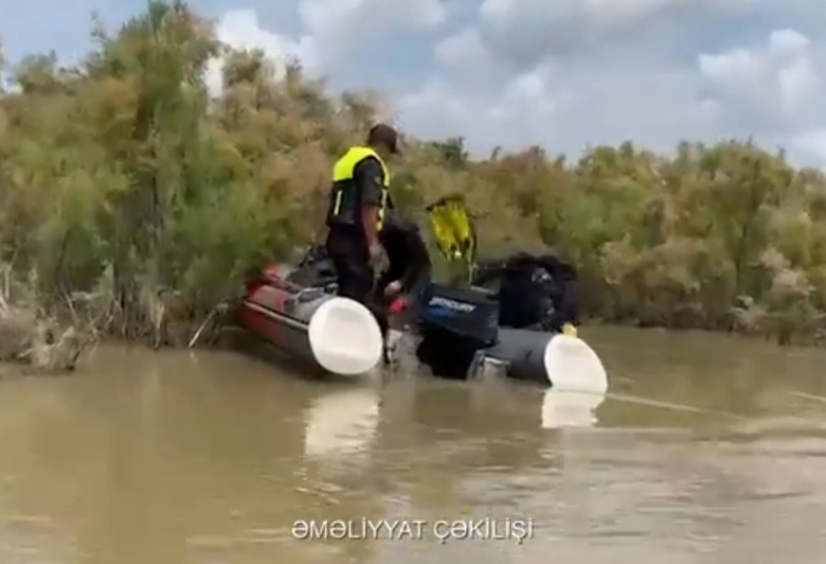 FHN: Araz çayında batdığı ehtimal olunan şəxsin axtarışları davam etdirilir