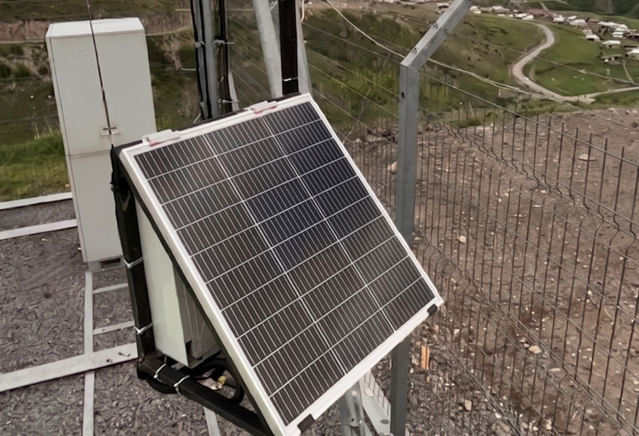 En Kalbajar entra en funcionamiento una estación autónoma de radiomonitoreo alimentada por energía solar