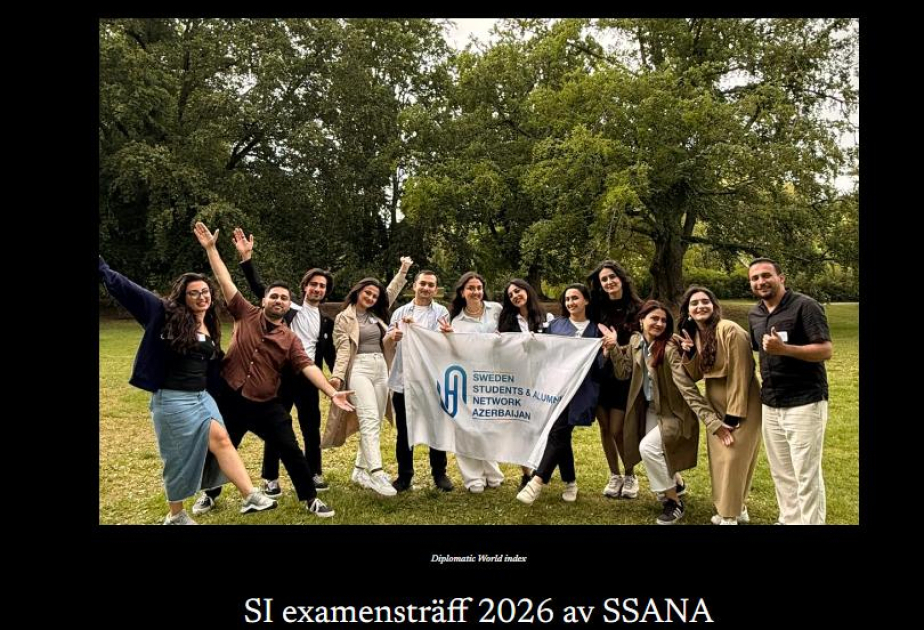 “Diplomatic World Sweden” SSANA-nın təşkil etdiyi İsveç İnstitutunun məzunlar görüşü barədə yazıb