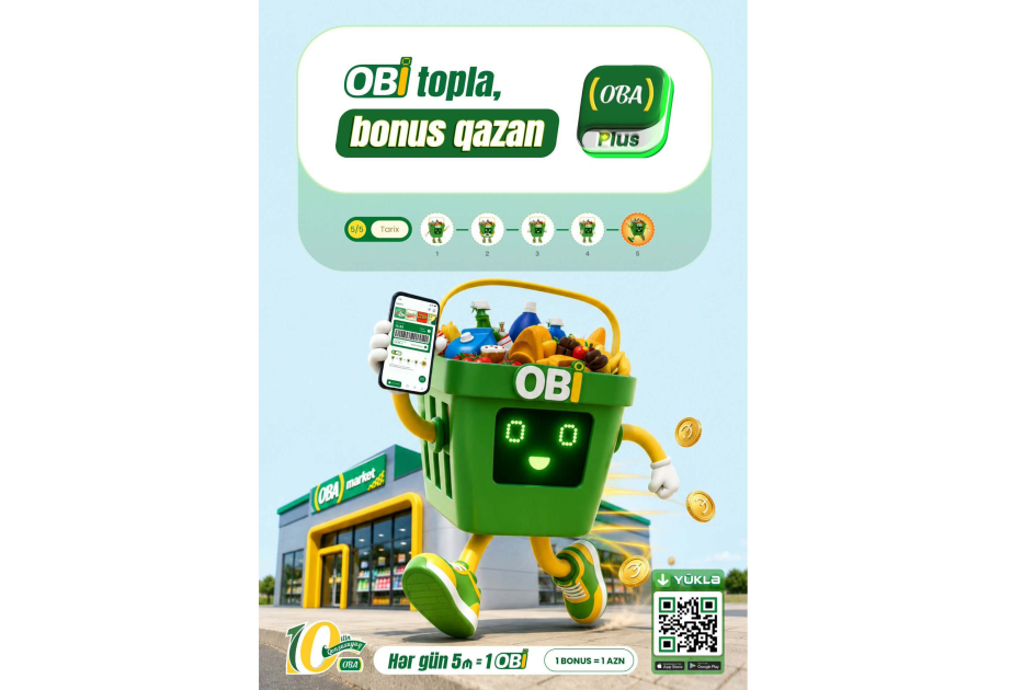 ®  “OBA Plus”da OBİ qazandırmağa gəlir