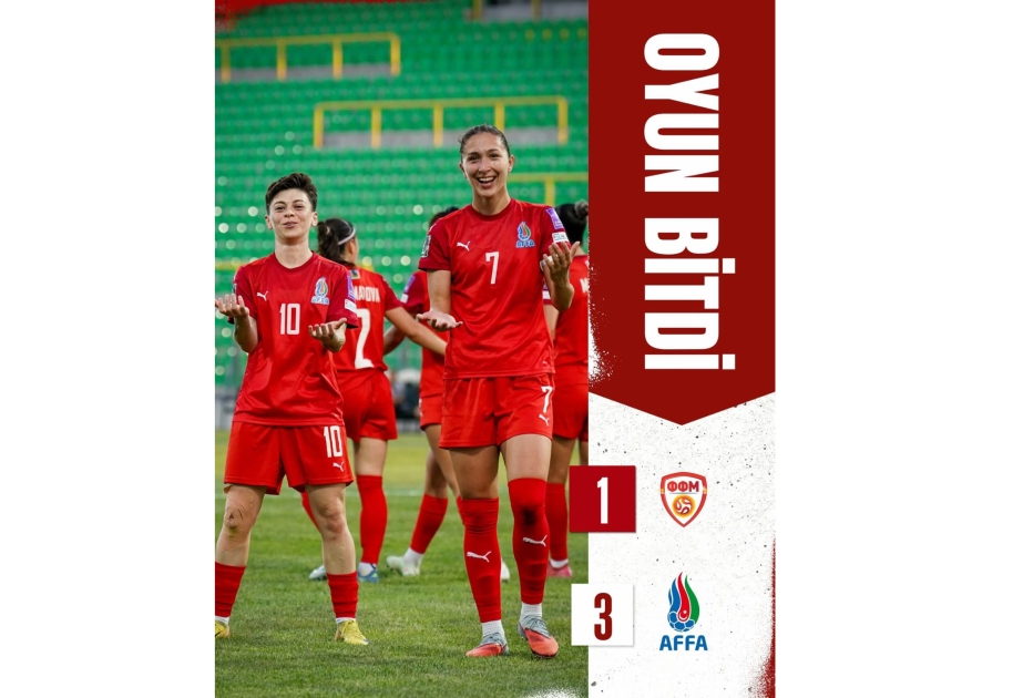 Azerbaijan beats North Macedonia 3-1 in 2027 FIFA Women's World Cup qualifier