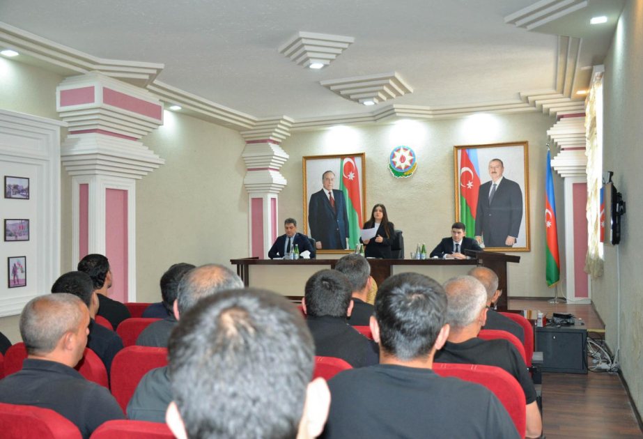 Sosial Xidmətlər Agentliyinin əməkdaşları məhkumlarla görüşüblər