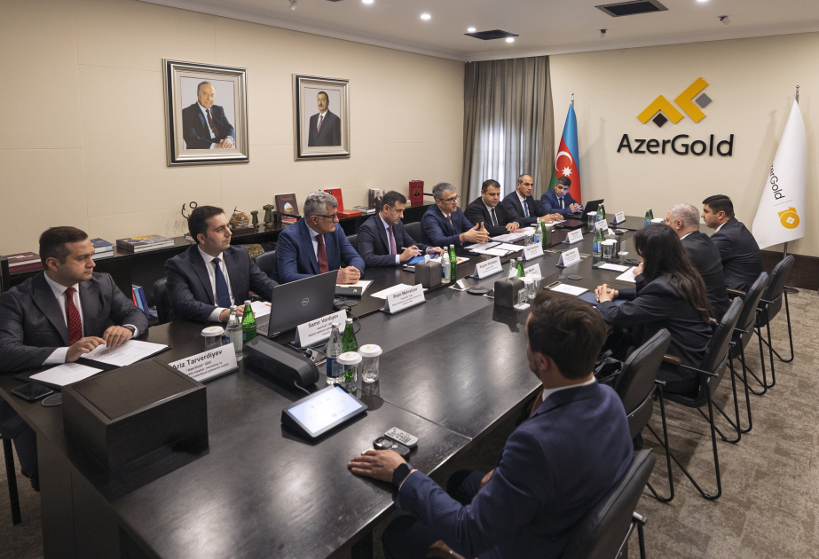 “AzerGold”da Kəlbəcərin Söyüdlü qızıl yatağı layihəsinin icra vəziyyəti nəzərdən keçirilib
