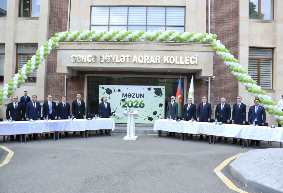 Gəncə Dövlət Aqrar Kollecinin ilk məzun buraxılışı olub