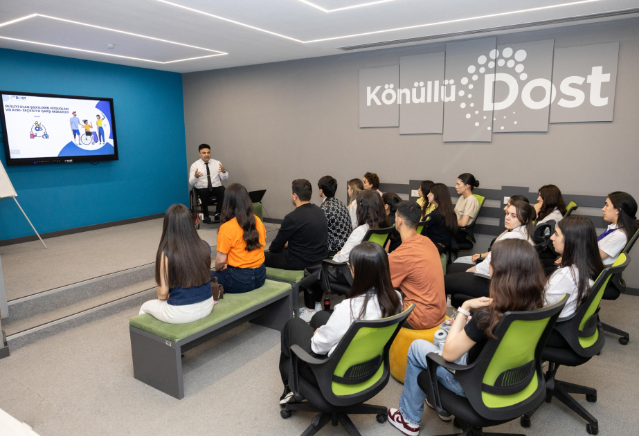 “Əlilliyi olan şəxslərin hüquqları və ayrı-seçkiliyə qarşı mübarizə” mövzusunda təlim təşkil edilib