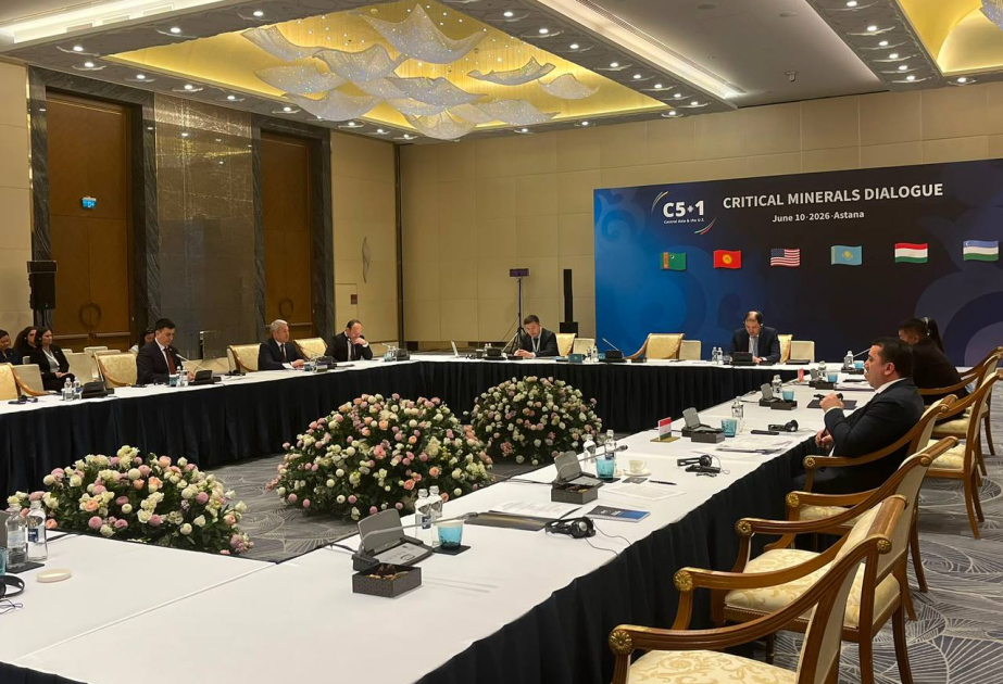 Astanada keçirilən C5+1 dialoqunda TBNM-in inkişafı müzakirə olunub